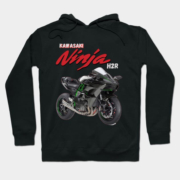 Kawasaki Ninja h2r Hoodie by Farhan S